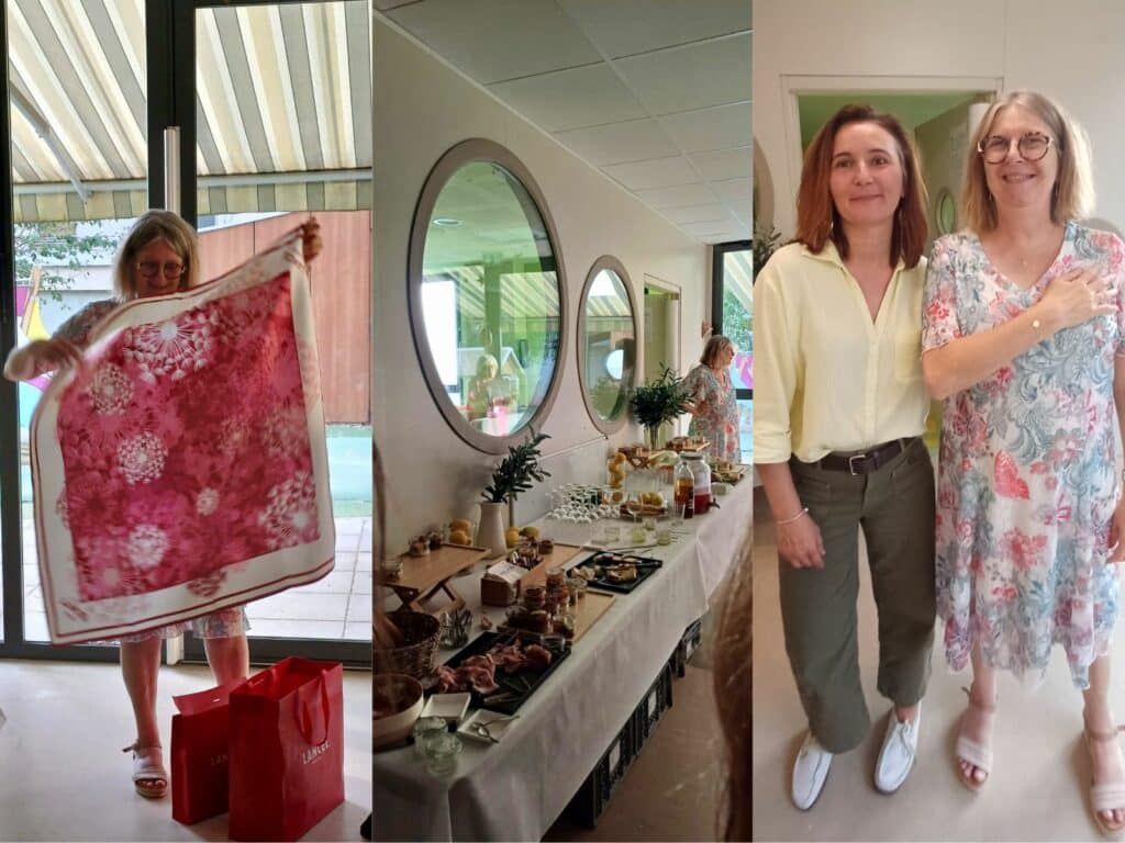 Claire Verdier et Lydie Rougement directrice des Montchatons